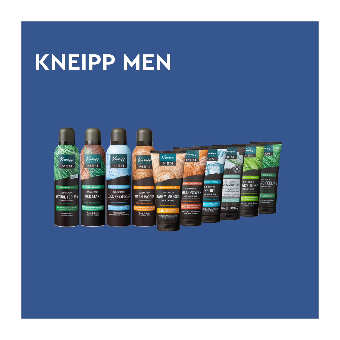 Kneipp Men collectie producten